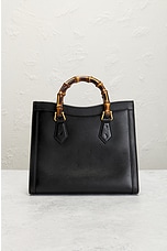 FWRD Renew Gucci Diana Handbag in Black, view 3, click to view large image.