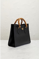 FWRD Renew Gucci Diana Handbag in Black, view 4, click to view large image.