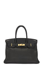 FWRD Renew Hermes Togo Birkin 30 Handbag in Black, view 1, click to view large image.