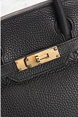 FWRD Renew Hermes Togo Birkin 30 Handbag in Black, view 5, click to view large image.