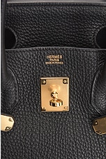 FWRD Renew Hermes Togo Birkin 30 Handbag in Black, view 6, click to view large image.