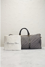 FWRD Renew Dior Monogram Weekend Bag in Grey, view 9, click to view large image.
