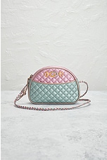 FWRD Renew Gucci Trapuntata Metallic Calfskin Leather Shoulder Bag in Multi, view 2, click to view large image.