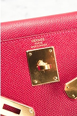 FWRD Renew Hermes Kelly 28 Handbag in Red, view 6, click to view large image.