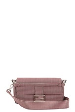 FWRD Renew Fendi Mama Baguette Shoulder Bag in Red, view 1, click to view large image.