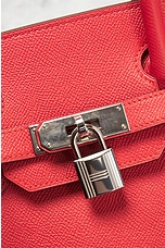 FWRD Renew Hermes Birkin 30 Handbag in Red, view 5, click to view large image.