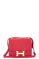 FWRD Renew Hermes Constance 24 Shoulder Bag in Red, view 1, click to view large image.