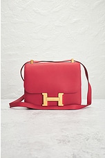 FWRD Renew Hermes Constance 24 Shoulder Bag in Red, view 2, click to view large image.
