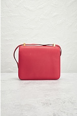 FWRD Renew Hermes Constance 24 Shoulder Bag in Red, view 3, click to view large image.