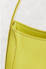 FWRD Renew VERSACE Small Hobo Calf Leather Handbag in Yellow, view 9, click to view large image.