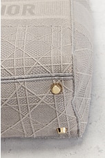 FWRD Renew Dior Lady Handbag in Grey, view 9, click to view large image.