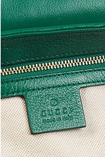 FWRD Renew Gucci GG Marmont Chain Shoulder Bag in Green, view 5, click to view large image.