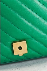FWRD Renew Gucci GG Marmont Chain Shoulder Bag in Green, view 7, click to view large image.