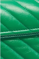 FWRD Renew Gucci GG Marmont Chain Shoulder Bag in Green, view 8, click to view large image.