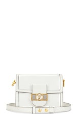 FWRD Renew Louis Vuitton Dauphine Shoulder Bag in White, view 1, click to view large image.