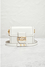 FWRD Renew Louis Vuitton Dauphine Shoulder Bag in White, view 2, click to view large image.