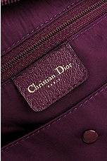 FWRD Renew Dior Double Saddle Bag in Wine, view 5, click to view large image.