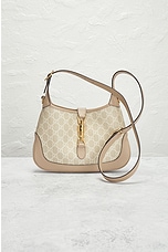 FWRD Renew Gucci Jackie 2 Way Shoulder Bag in Ivory, view 5, click to view large image.