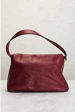 FWRD Renew Fendi Mama Flap Shoulder Bag in Red, view 3, click to view large image.