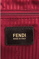 FWRD Renew Fendi Mama Flap Shoulder Bag in Red, view 5, click to view large image.