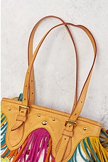 FWRD Renew Louis Vuitton X Murakami Monogram Fringe Bucket Bag in Multi, view 10, click to view large image.