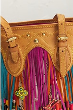 FWRD Renew Louis Vuitton X Murakami Monogram Fringe Bucket Bag in Multi, view 7, click to view large image.