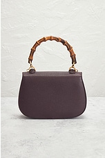 FWRD Renew Gucci Bamboo Handbag in Brown, view 3, click to view large image.