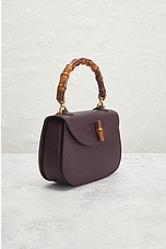 FWRD Renew Gucci Bamboo Handbag in Brown, view 4, click to view large image.