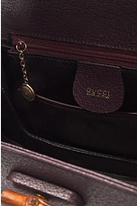 FWRD Renew Gucci Bamboo Handbag in Brown, view 5, click to view large image.