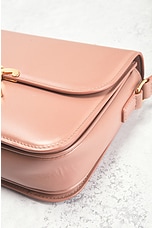 FWRD Renew Celine Triomphe Classique Shoulder Bag in Pink, view 6, click to view large image.