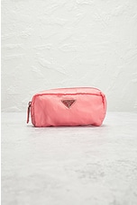 FWRD Renew Prada Nylon Pouch in Pink, view 2, click to view large image.