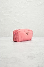 FWRD Renew Prada Nylon Pouch in Pink, view 4, click to view large image.