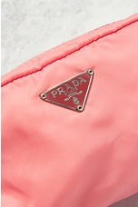 FWRD Renew Prada Nylon Pouch in Pink, view 5, click to view large image.