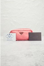 FWRD Renew Prada Nylon Pouch in Pink, view 8, click to view large image.