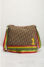FWRD Renew Dior Rasta Shoulder Bag in Brown, view 2, click to view large image.