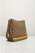 FWRD Renew Dior Rasta Shoulder Bag in Brown, view 4, click to view large image.