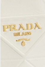 FWRD Renew Prada Calfskin Tote Bag in White, view 5, click to view large image.