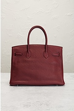 FWRD Renew Hermes Taurillon Birkin 30 Handbag in Rouge, view 3, click to view large image.