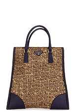 FWRD Renew Prada Handbag in Brown, view 1, click to view large image.