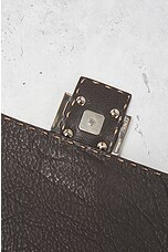 FWRD Renew Fendi Mama Selleria Baguette Shoulder Bag in Dark Brown, view 6, click to view large image.
