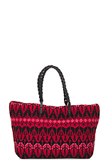 FWRD Renew Fendi Tote Bag in Red, view 1, click to view large image.