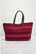 FWRD Renew Fendi Tote Bag in Red, view 3, click to view large image.
