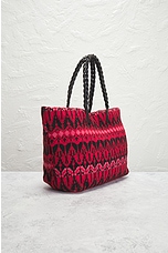 FWRD Renew Fendi Tote Bag in Red, view 4, click to view large image.