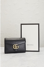 FWRD Renew Gucci GG Marmont Wallet On Chain Bag in Black, view 9, click to view large image.
