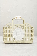 FWRD Renew Fendi Basket Bag in Ivory, view 2, click to view large image.