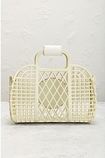 FWRD Renew Fendi Basket Bag in Ivory, view 3, click to view large image.