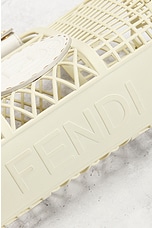 FWRD Renew Fendi Basket Bag in Ivory, view 6, click to view large image.