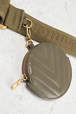 FWRD Renew Louis Vuitton New Wave Pochette Shoulder Bag in Olive Green, view 8, click to view large image.