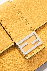 FWRD Renew Fendi Selleria Baguette Shoulder Bag in Tangerine, view 5, click to view large image.