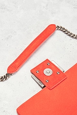 FWRD Renew Fendi Zucca Baguette Shoulder Bag in Orange, view 6, click to view large image.